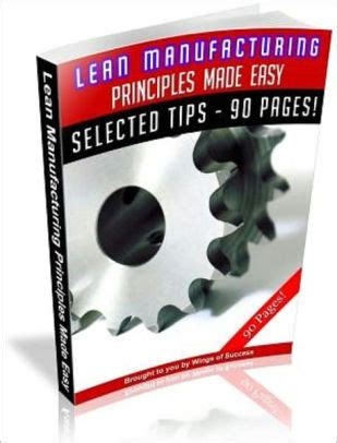 lean manufacturing principles book